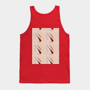 Light stripes on a beige background, abstraction Tank Top